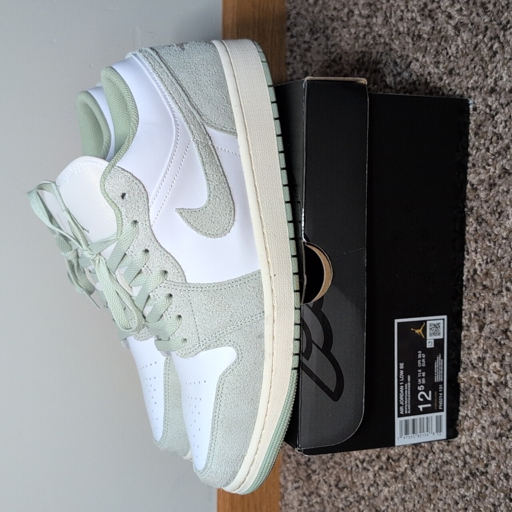 Jordan 1 Low - Seafoam - Size 12.5